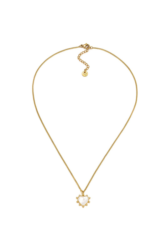 COLLANA CUORE MADREPERLA