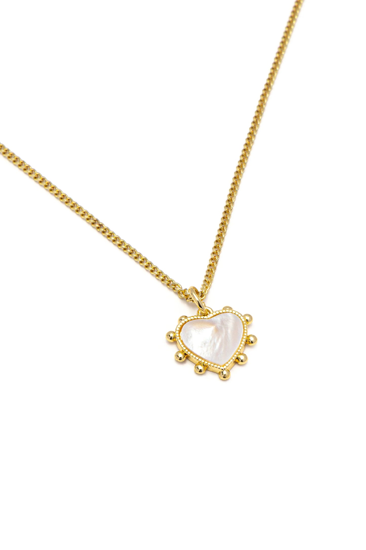 COLLANA CUORE MADREPERLA