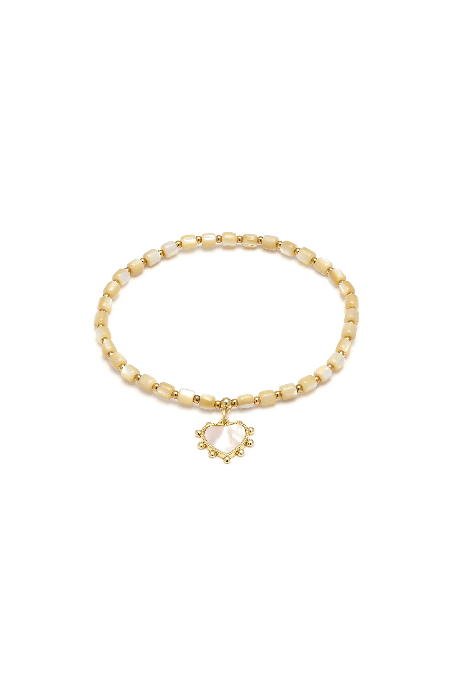 BRACCIALE ELASTICO CILINDRI CUORE