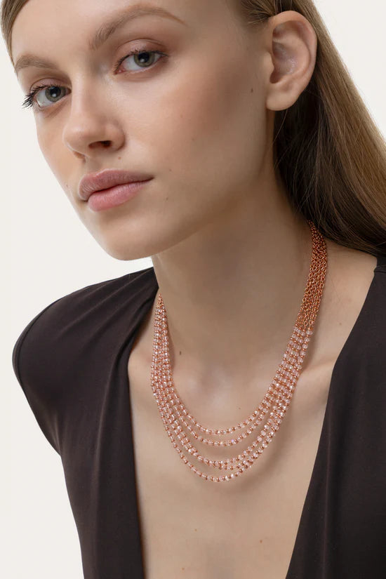 COLLANA MULTIFILI CRISTALLI