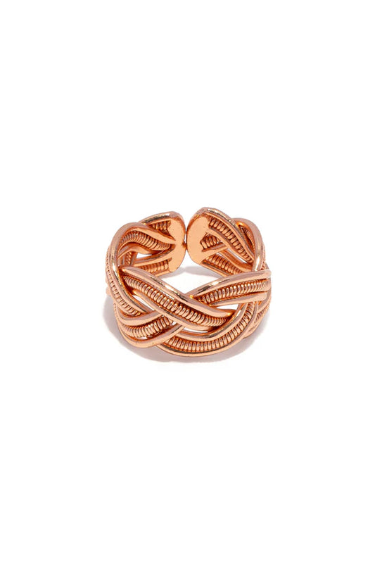 ANELLO FASCIA TRECCIA