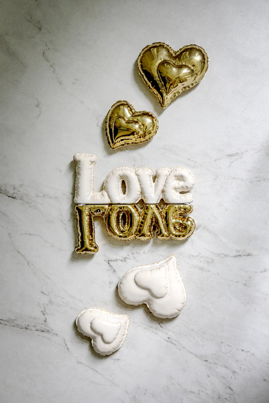 Nonmisgonfio Oggetto Decorativo Love Avorio