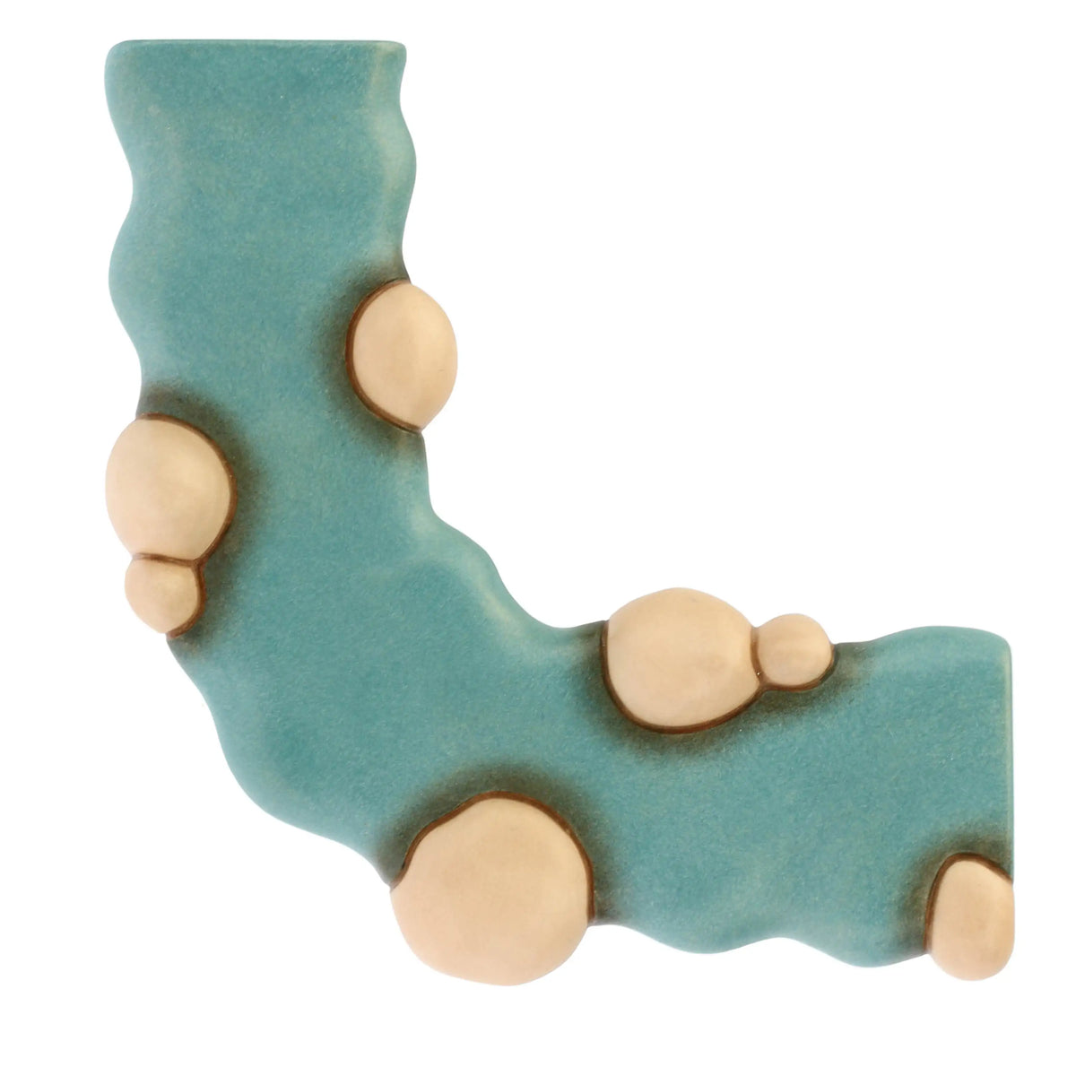 Set 1 pezzo di fiume dritto e 1 pezzo di fiume curvo Presepe Classico