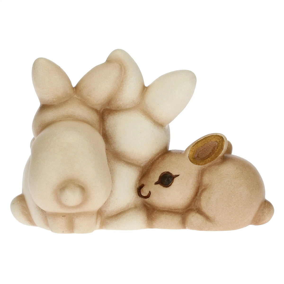 Coniglietti in ceramica per presepe
