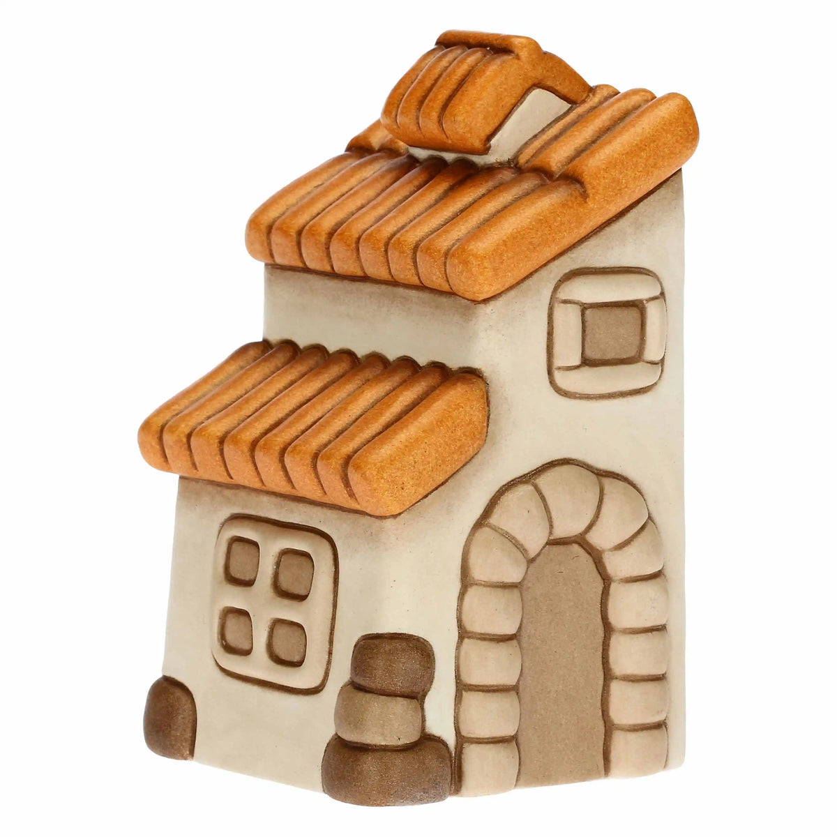 Casa per presepe in ceramica