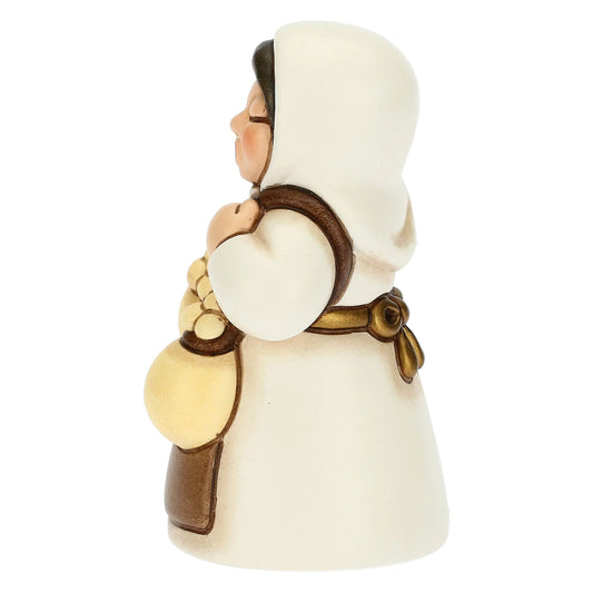 Donna con formaggio Presepe classico
