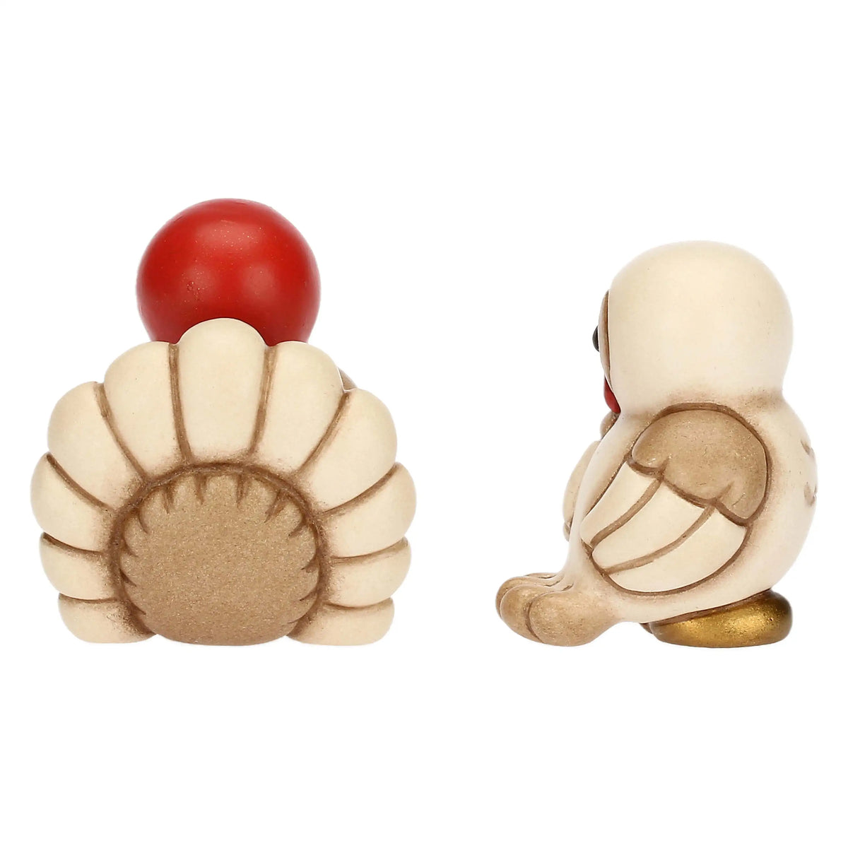 Set 2 tacchini in ceramica Presepe Classico