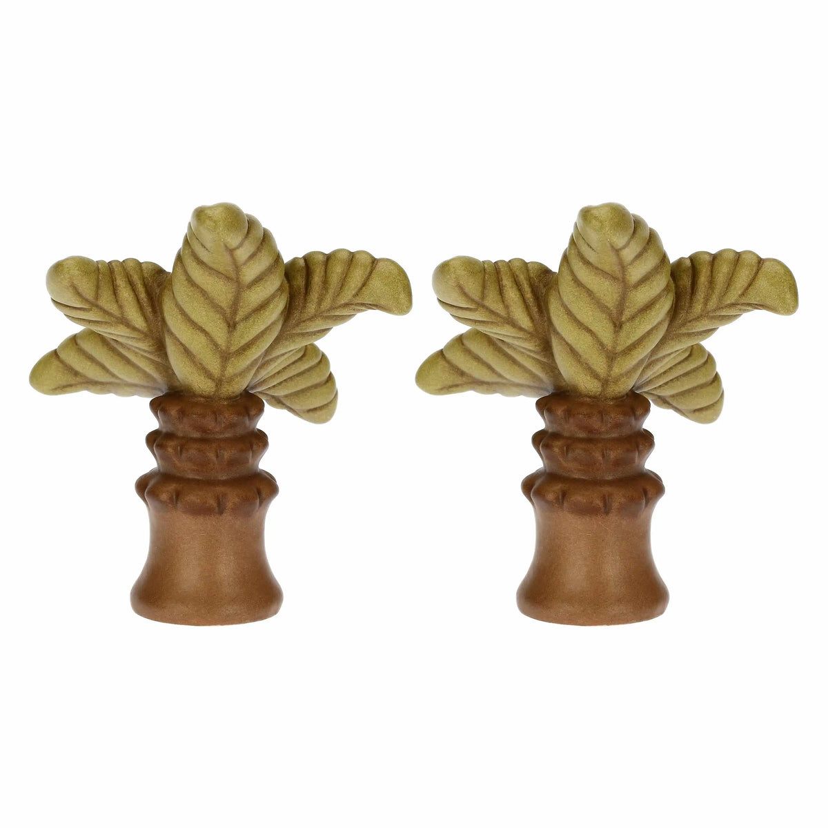 Set 2 Palme in ceramica Presepe Classico