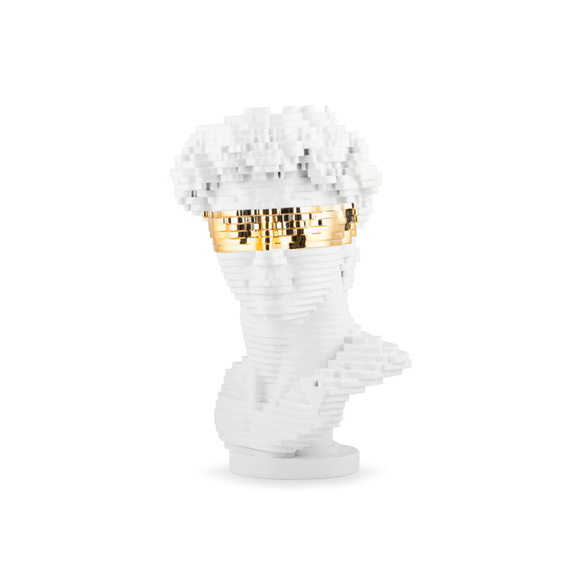 VASO DAVID BIANCO ORO