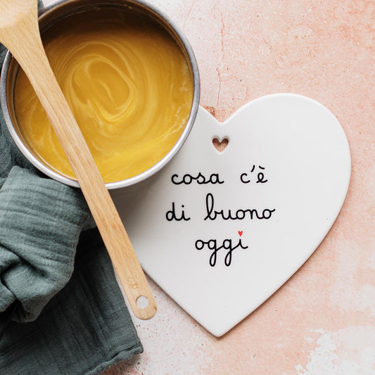 Sottopentola cuore Cosa c'è di buono oggi
