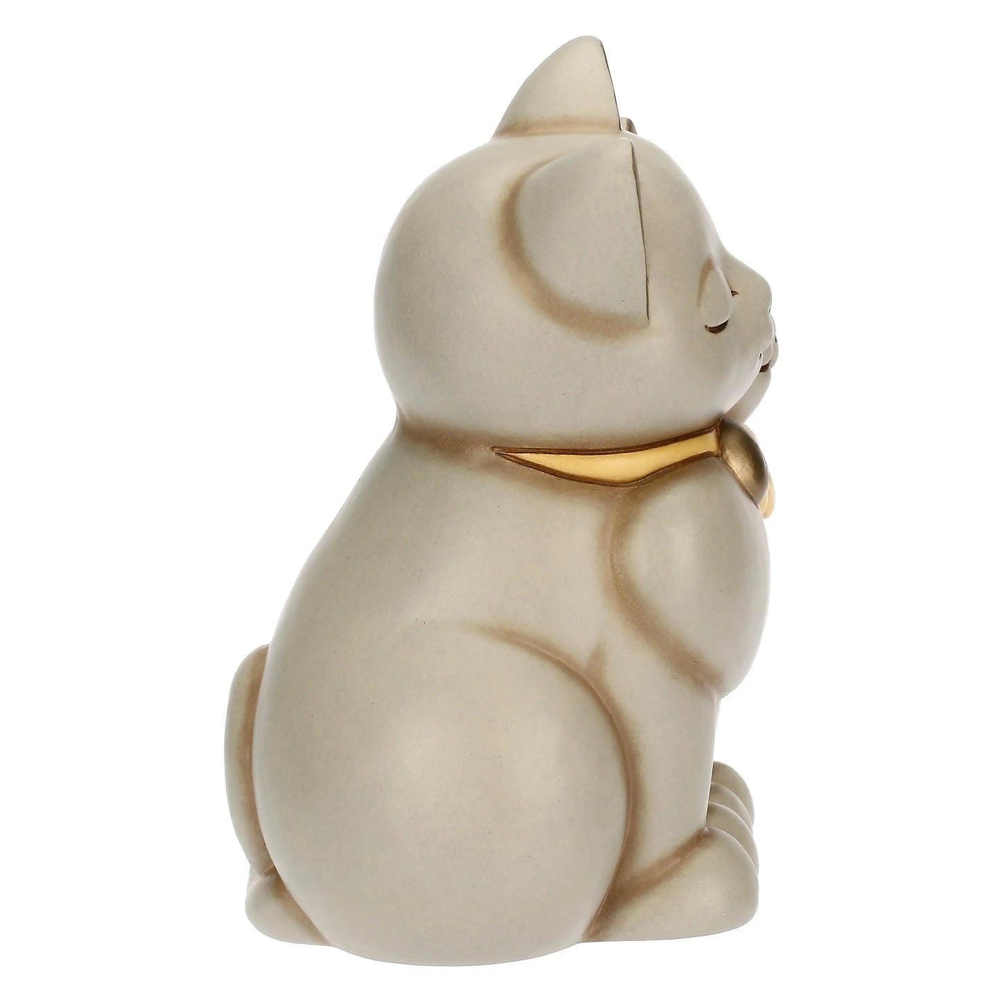 Coppia di gatti innamorati in ceramica
