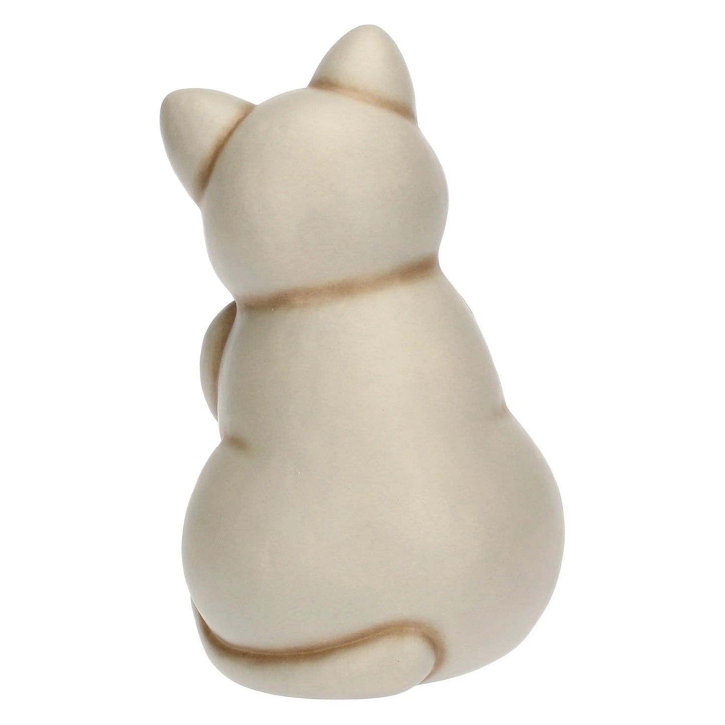 Gatto Momi con fiocco in ceramica, grande