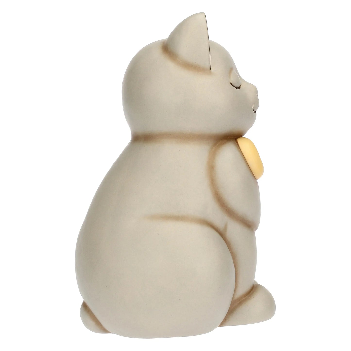 Gatto Momi con fiocco in ceramica, grande
