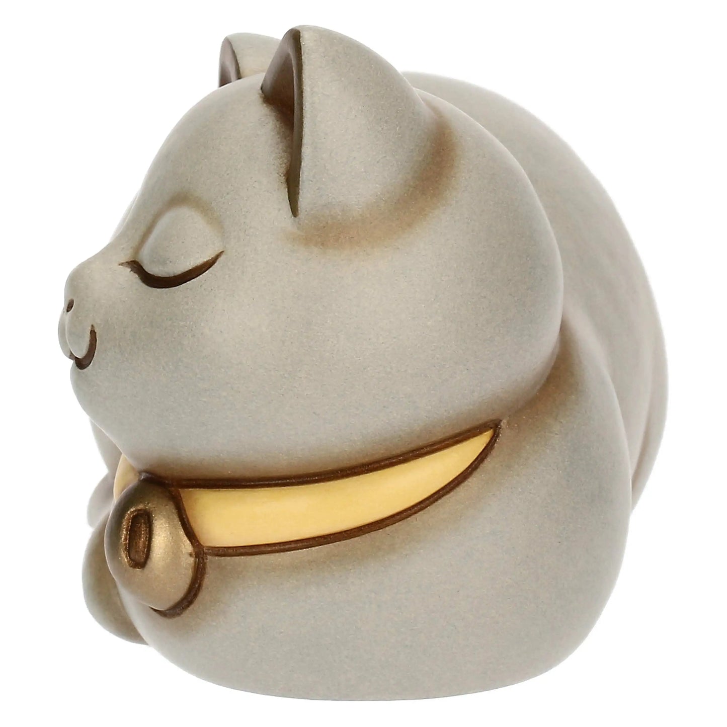 Gatto Momi con campanellino in ceramica, piccolo