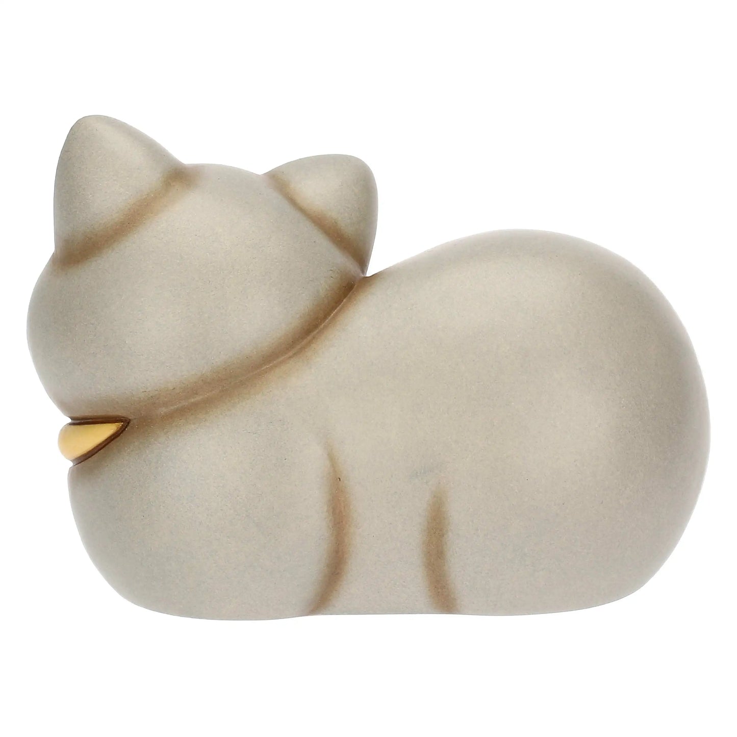 Gatto Momi con campanellino in ceramica, piccolo