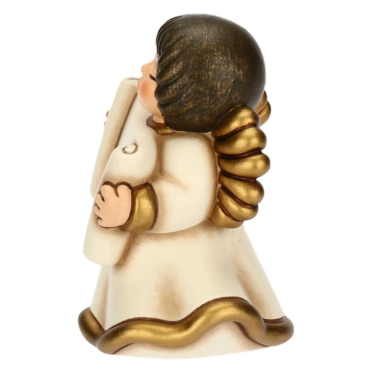 Angelo cerimonia in ceramica con targhetta personalizzabile