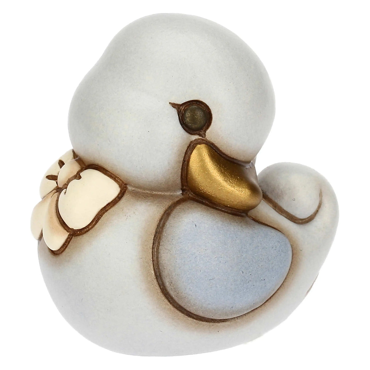 Paperella in ceramica azzurra