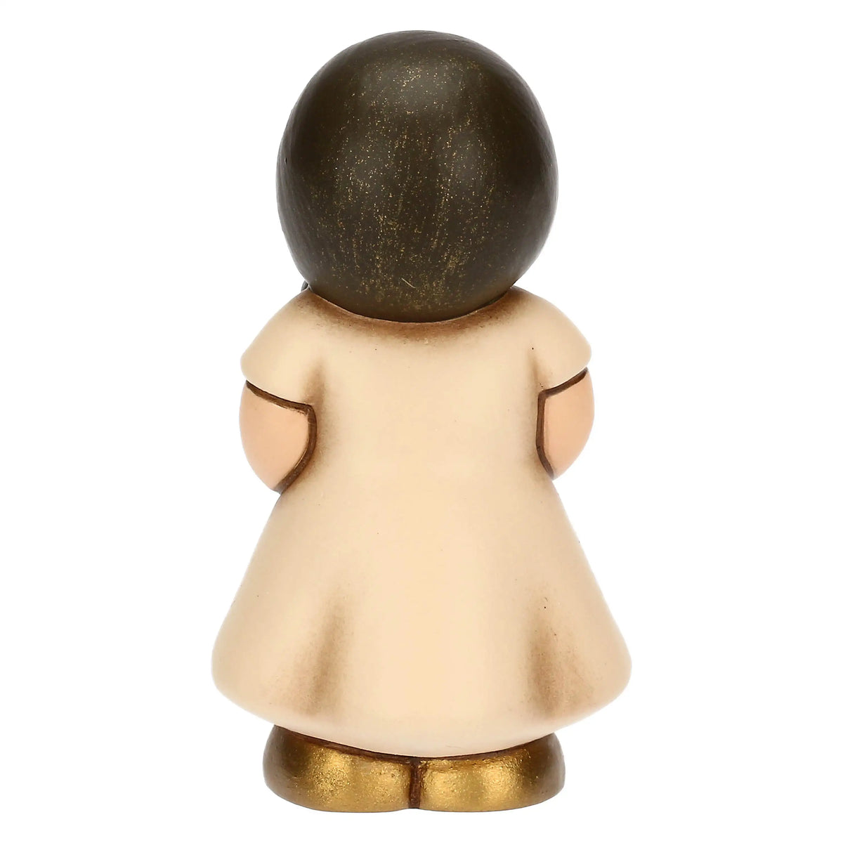 Bimba in ceramica con giglio
