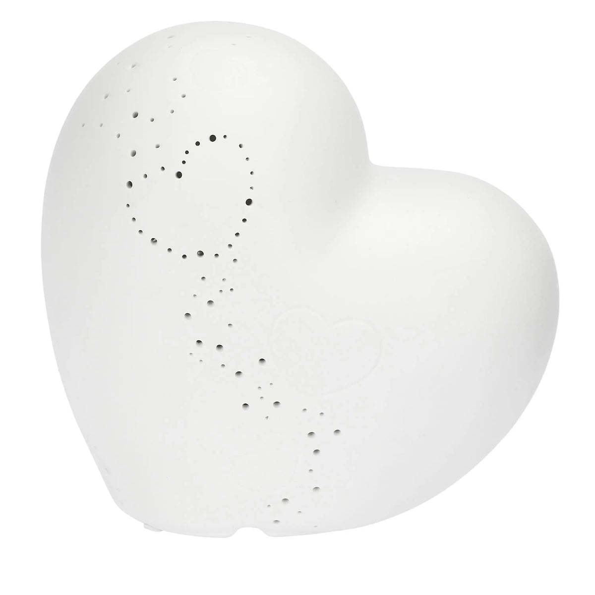 Lampada a forma di cuore in ceramica