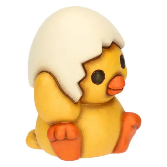 Pulcino Polly con guscio in ceramica, piccolo