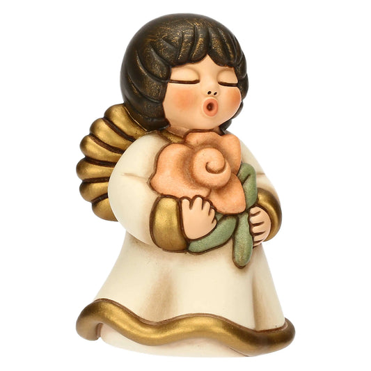 Angelo custode "Gratitudine" in ceramica