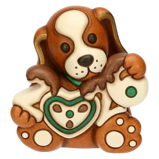 Cane Todo Buon Anno 2026 in ceramica