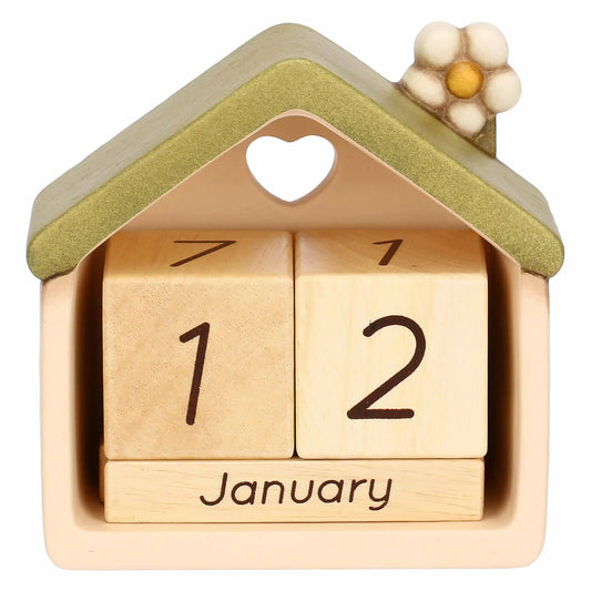 Calendario da tavolo in ceramica Country Bloom