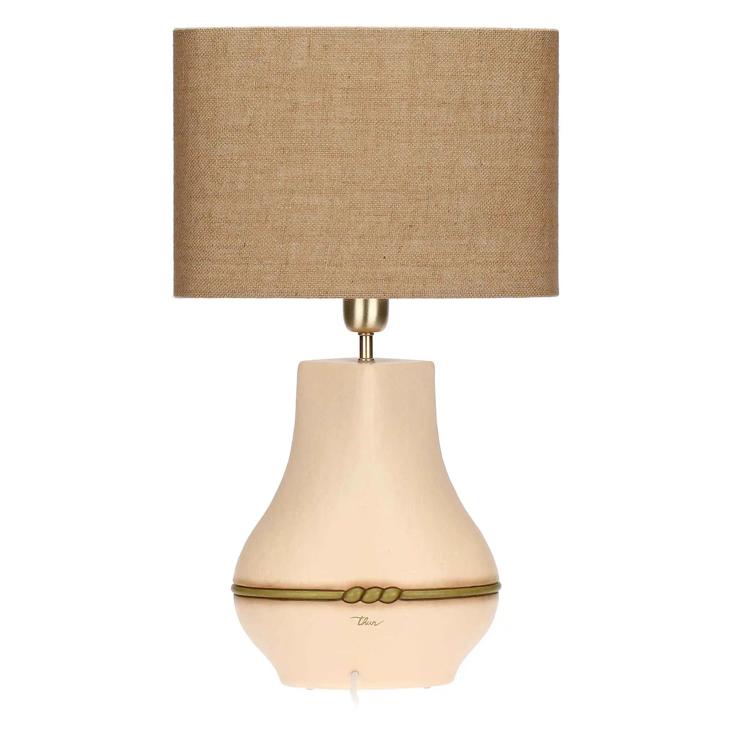 Lampada in ceramica Country Bloom, grande