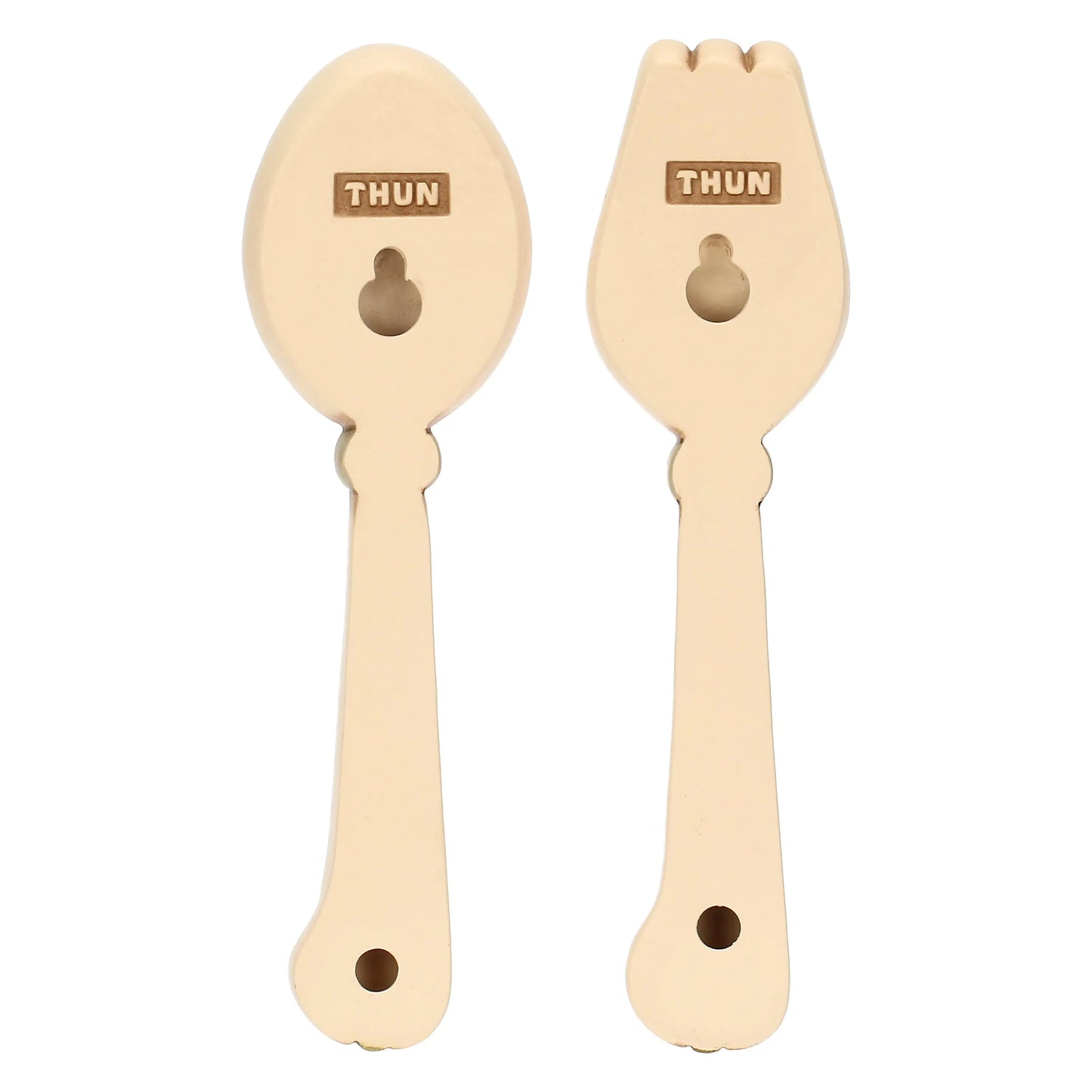 Set cucchiaio e forchetta da parete in ceramica Country Bloom, piccolo