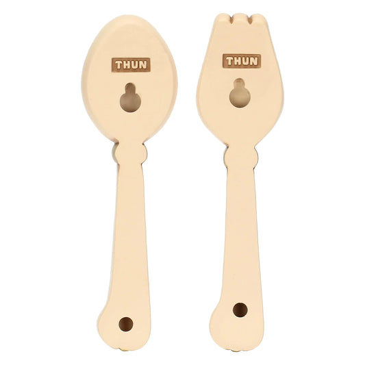 Set cucchiaio e forchetta da parete in ceramica Country Bloom, piccolo
