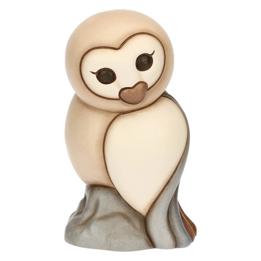 Barbagianni Gianni in ceramica, medio