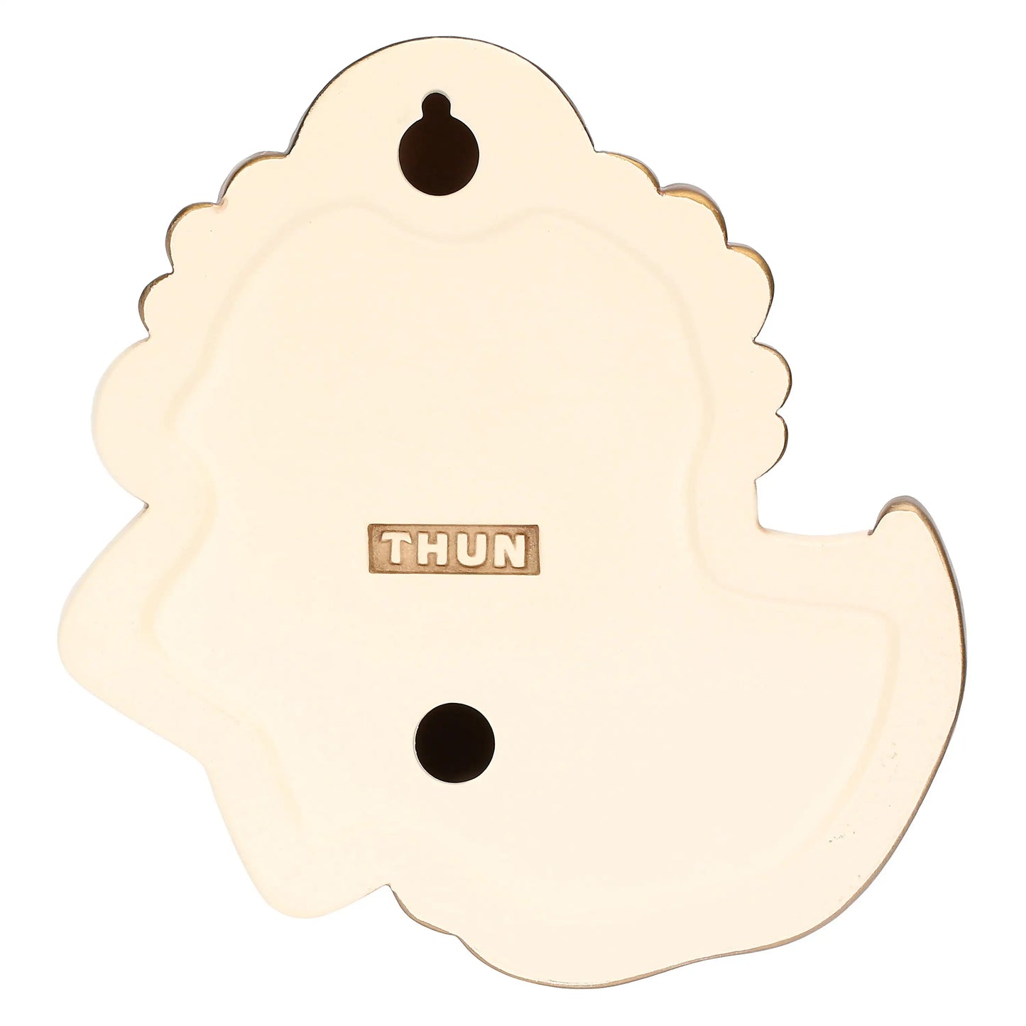 Angelo da parete con stella in ceramica, medio