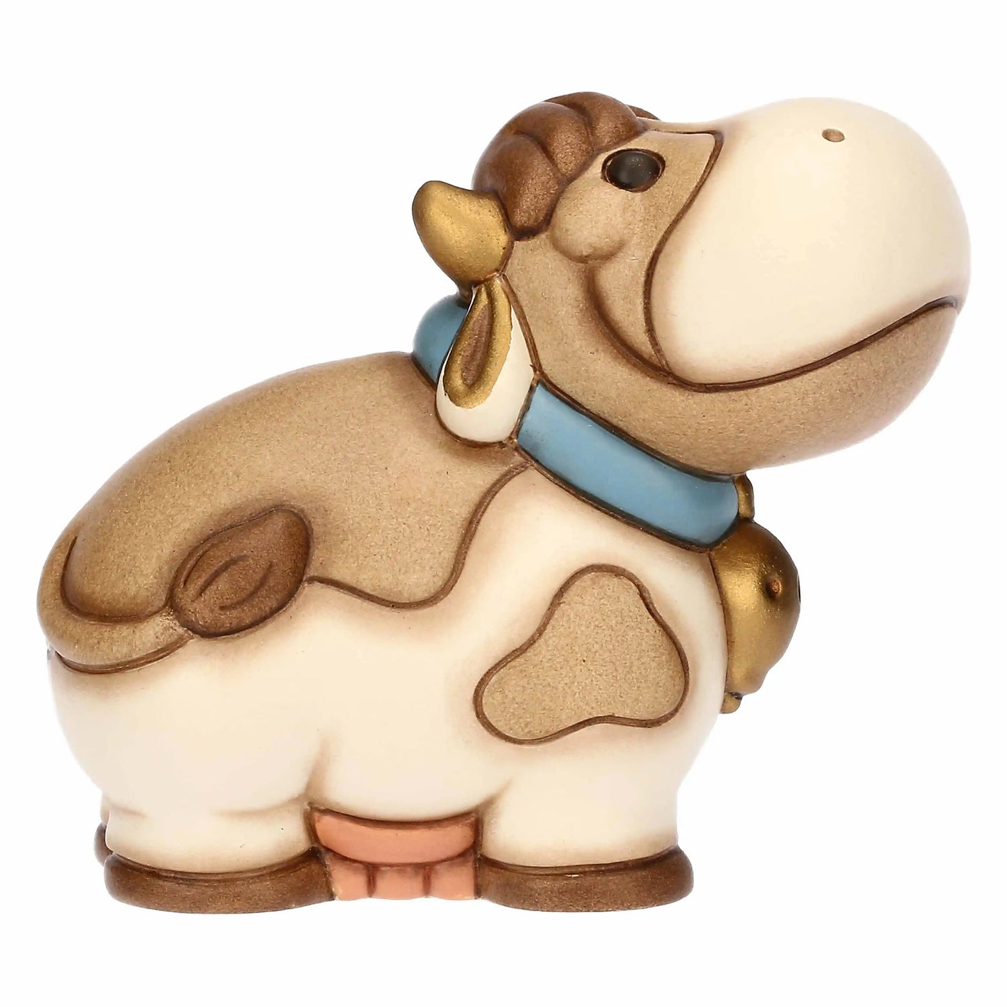 Mucca Gigliola in ceramica, piccola