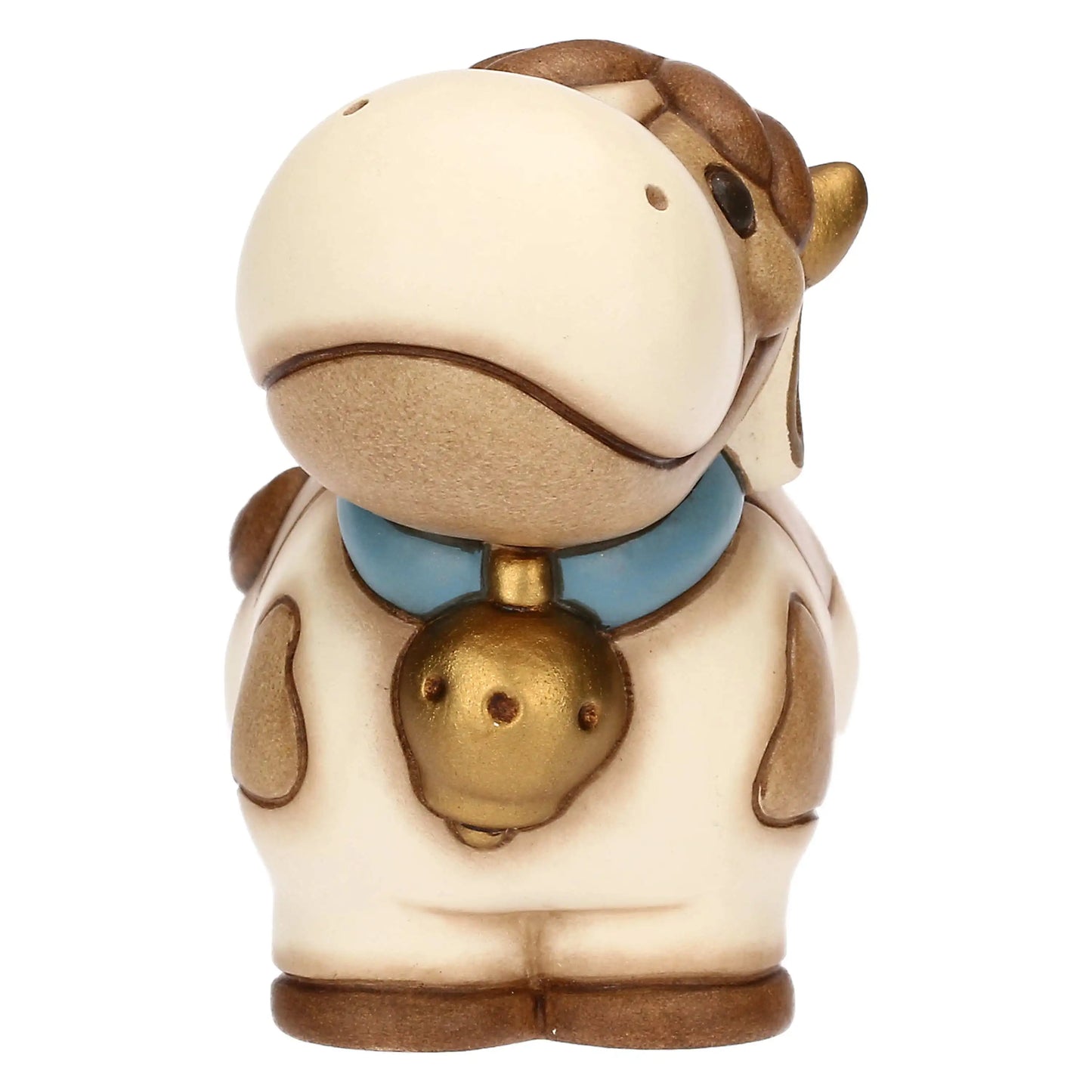 Mucca Gigliola in ceramica, piccola