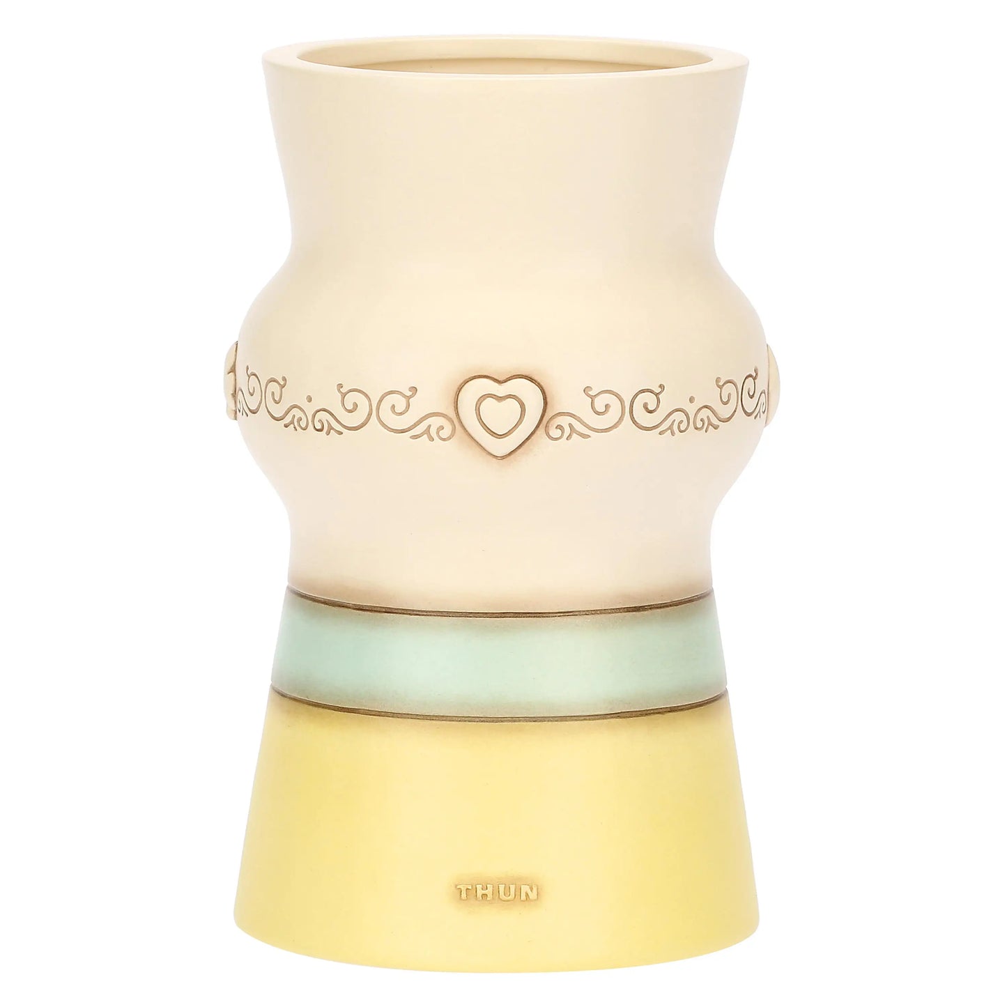 Vaso in ceramica Incanto di Primavera bianco, medio