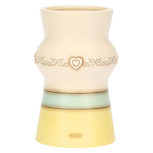 Vaso in ceramica Incanto di Primavera bianco, medio