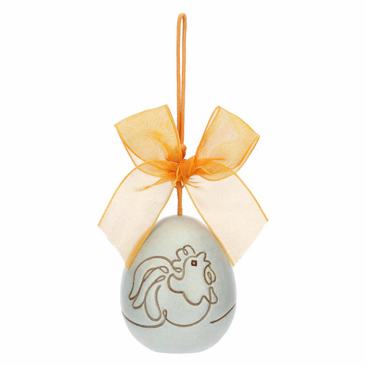 Addobbo uovo in cercamica Incanto di Pasqua