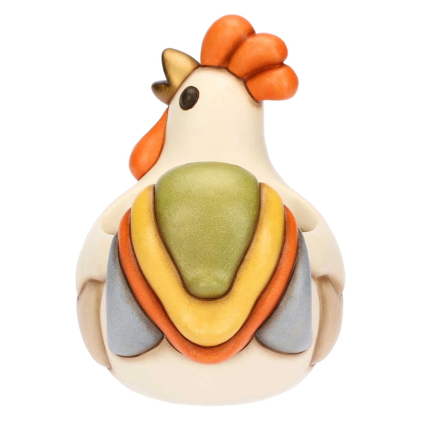Cachepot/centrotavola gallo in ceramica Incanto di Pasqua
