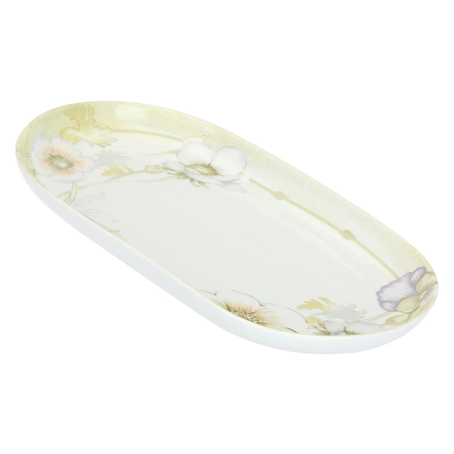 Piatto da portata in porcellana Bloom
