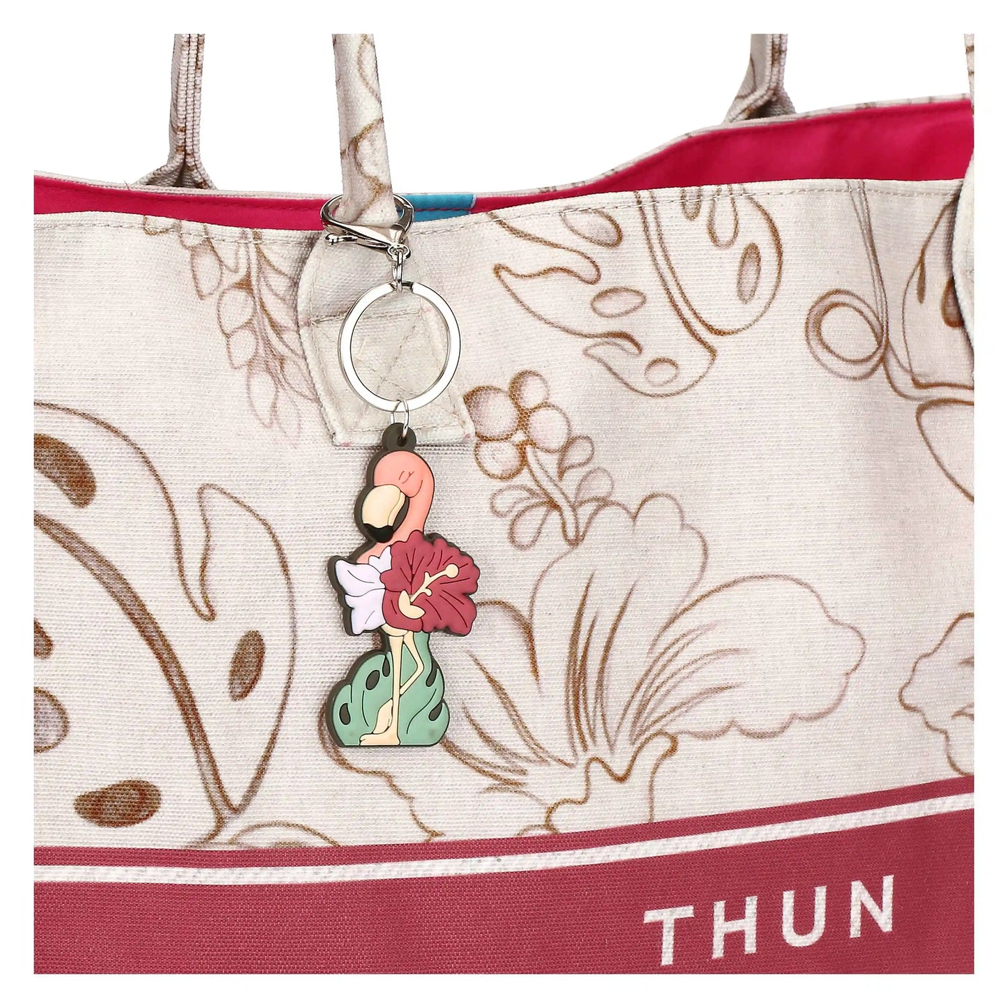 Borsa mare con pochette e charm Eleganza Esotica