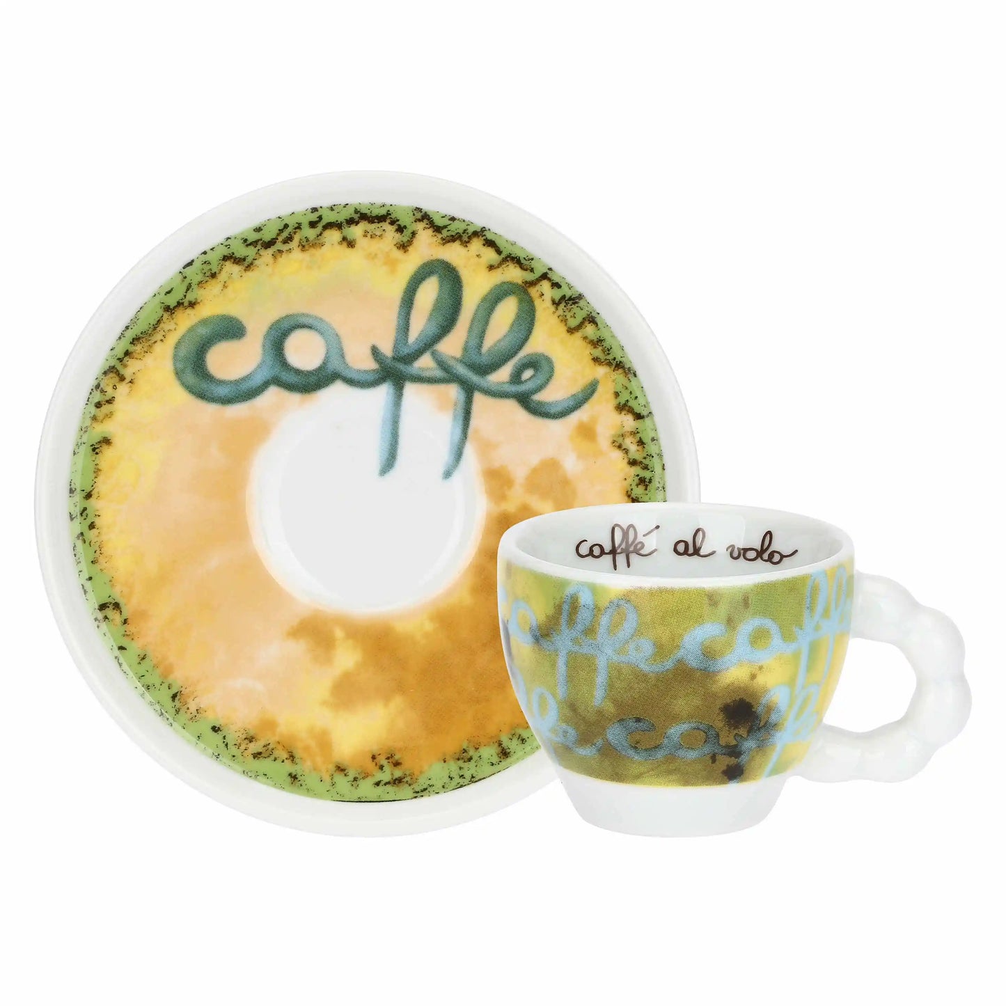 Set 6 tazzine espresso con piattino, Vogliadi