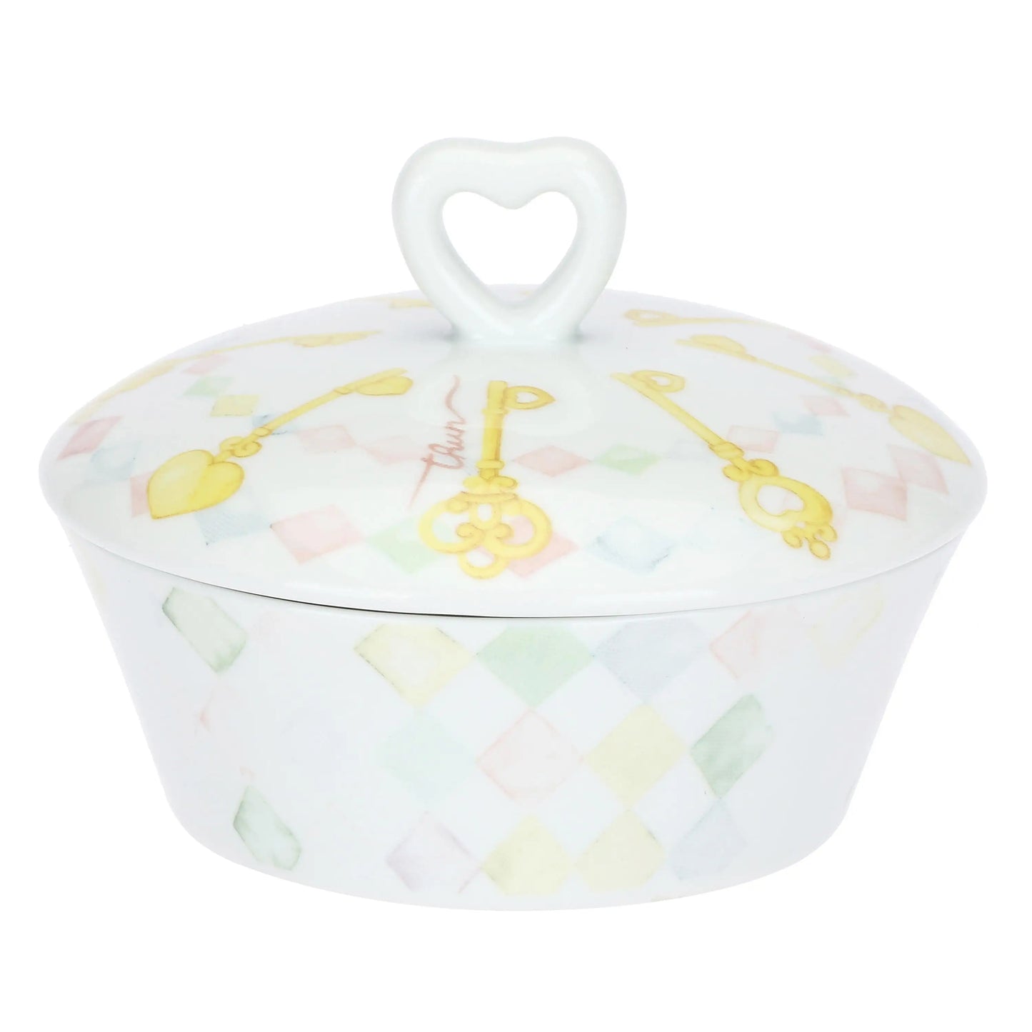 Ciotolina porta bon bon con coperchio Incanto di Primavera