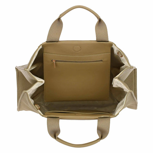 Tote bag verde salvia, maxi