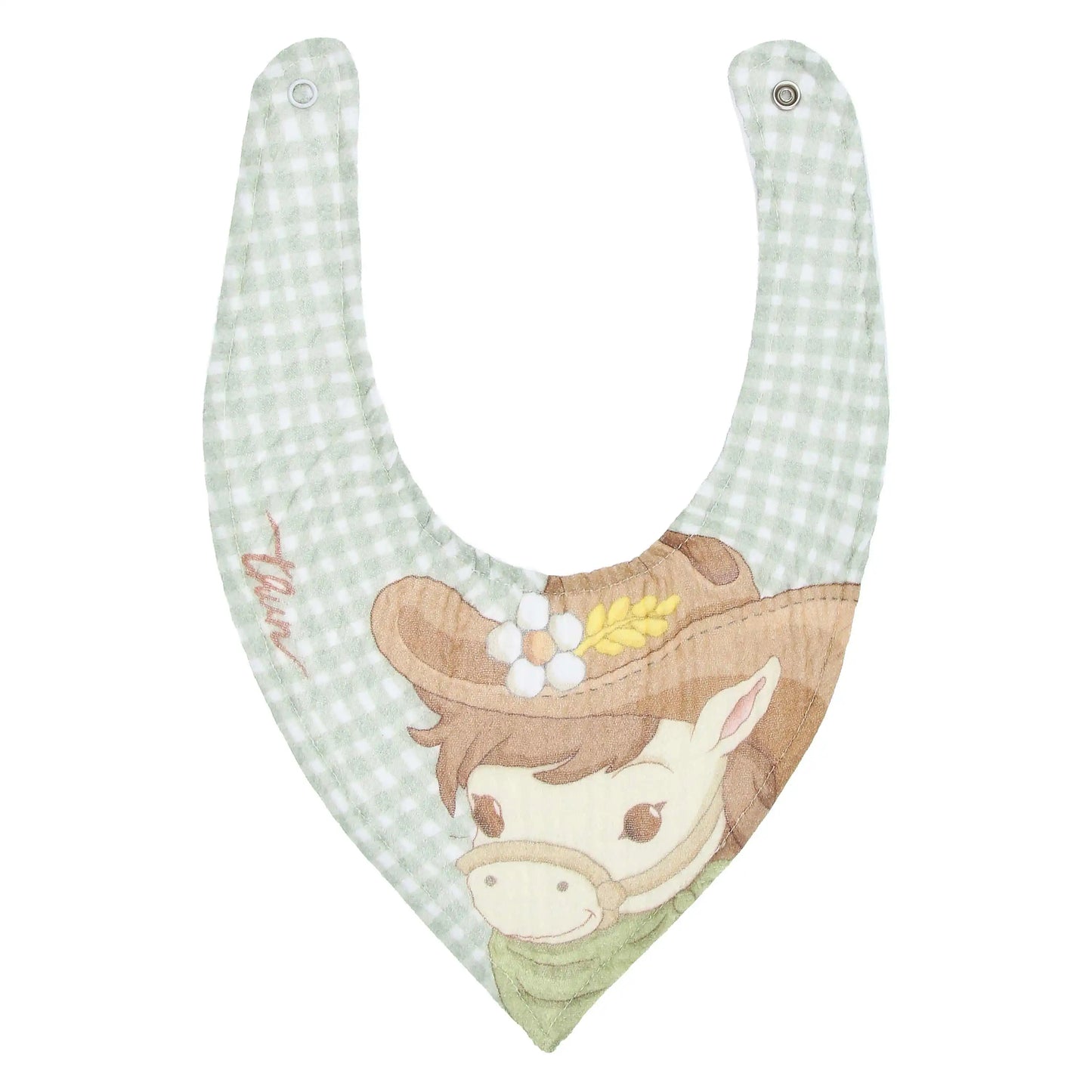 Set 3 bavaglini bandana Dolce Fattoria