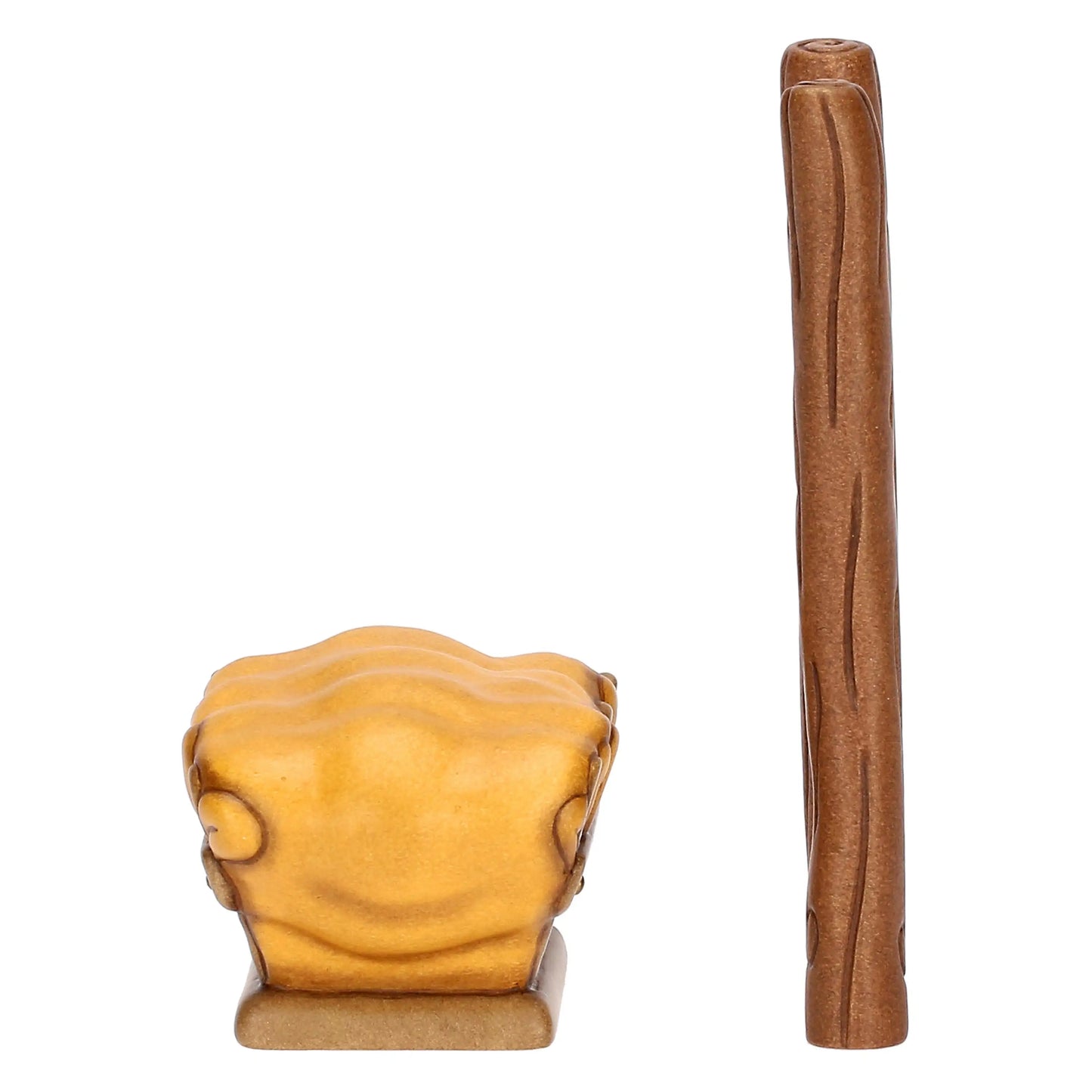 Set scala e mangiatoia in ceramica Presepe Classico