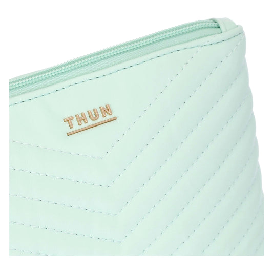Trousse matelassé, verde acqua
