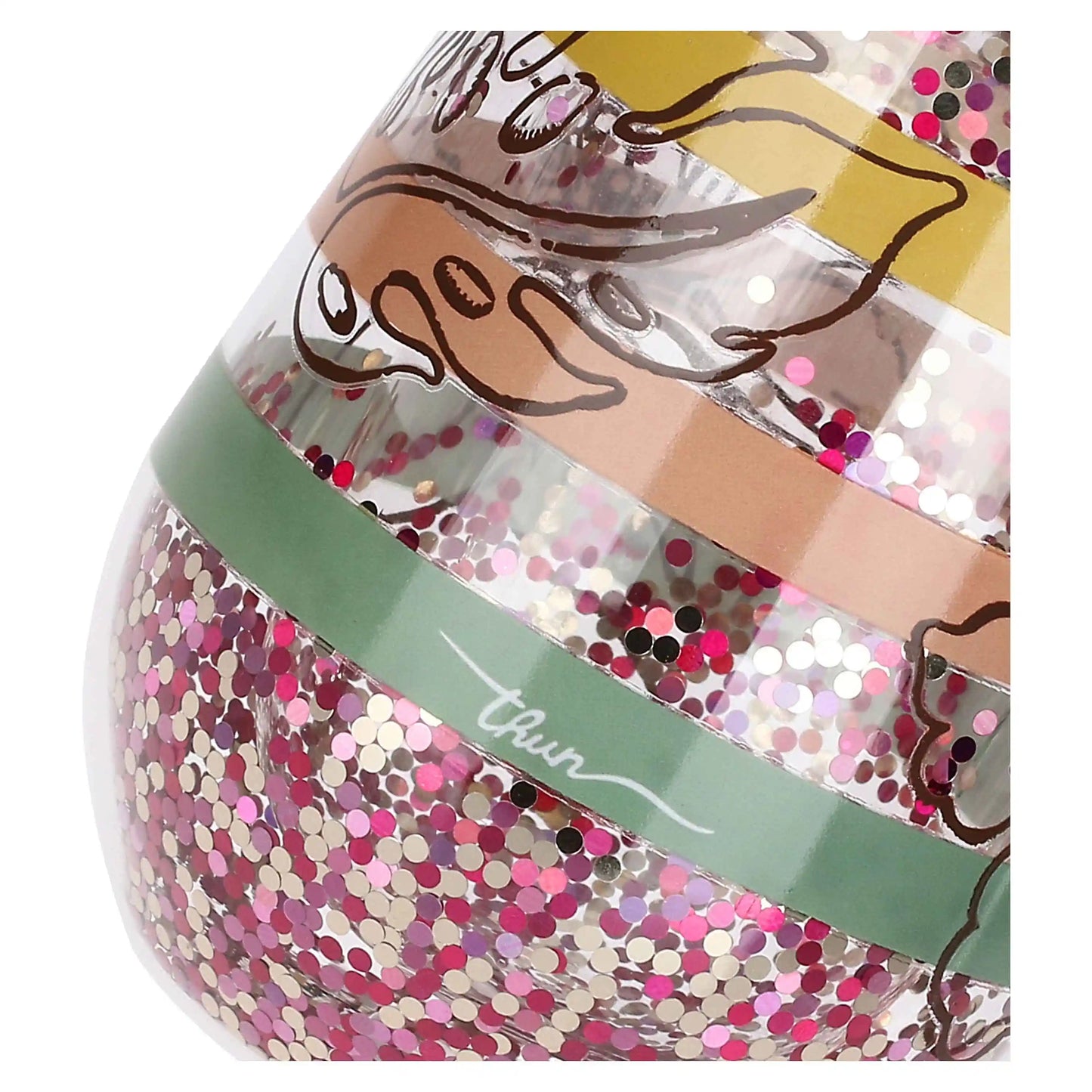 Set 2 tumbler con fenicotteri Eleganza Esotica