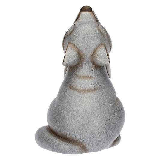 Mini lupo in ceramica