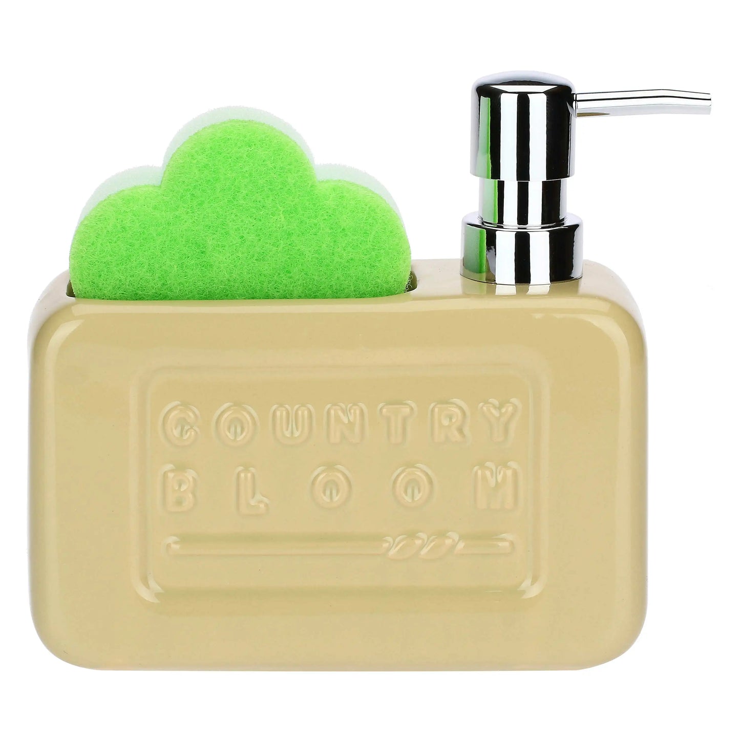 Il Set dispenser e porta spugna Country Bloom