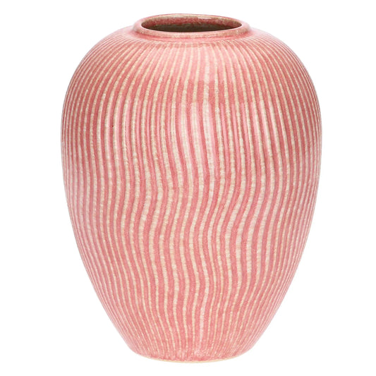 Anfora media rigata rosa, Eleganza Esotica